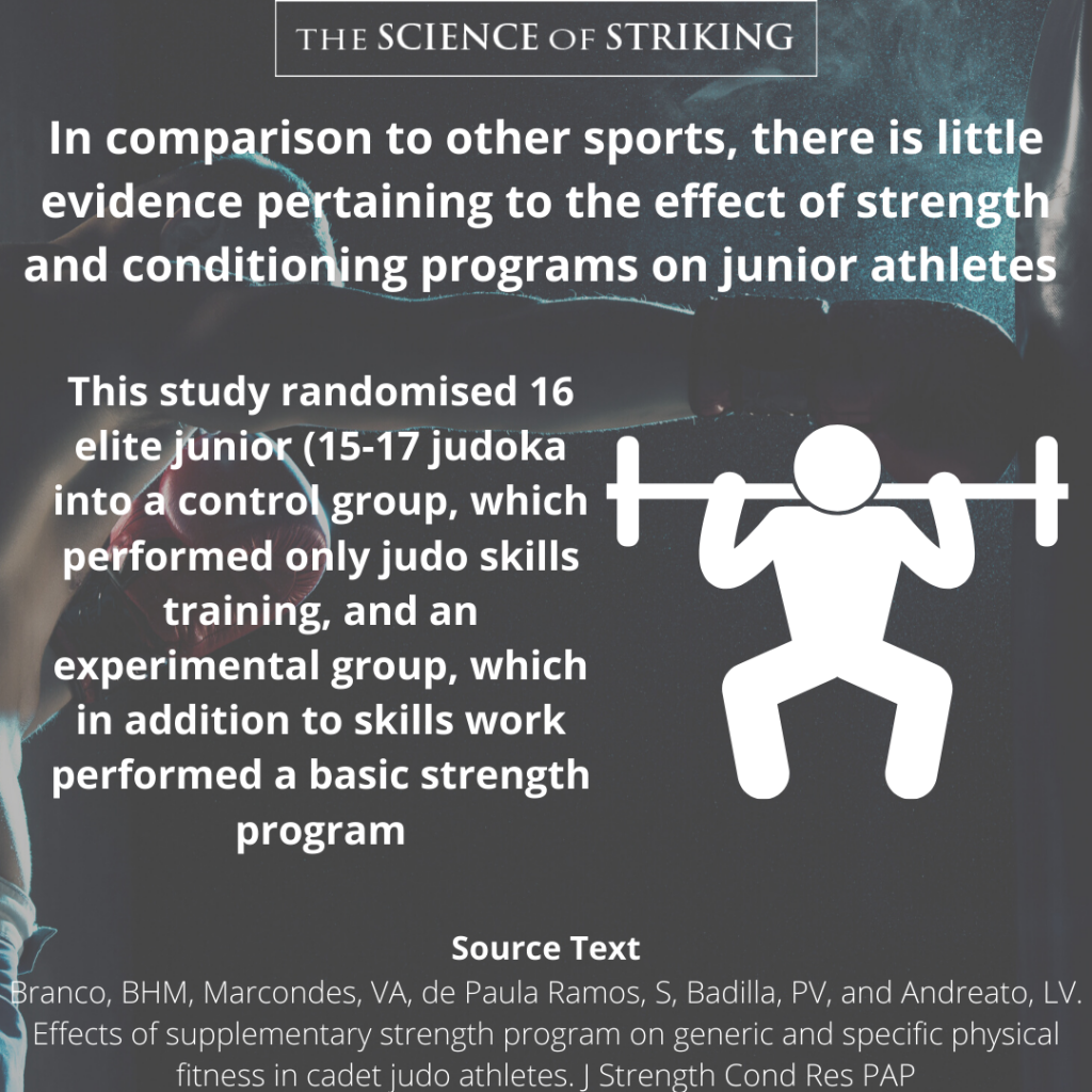 BRIEF REVIEW STRENGTH TRAINING FOR JUNIOR JUDO ATHLETES The Science