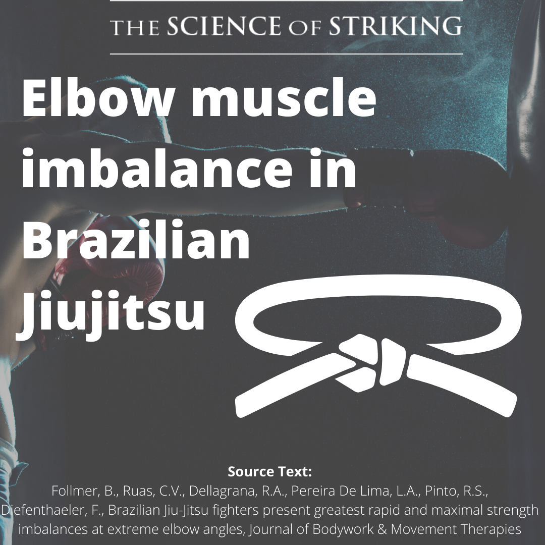 BRIEF REVIEW ELBOW MUSCLE IMBALANCE IN BJJ ATHLETES The Science Of
