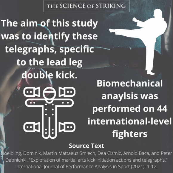 BRIEF REVIEW TELEGRAPHING OF KICKING TECHNIQUES The Science Of Striking