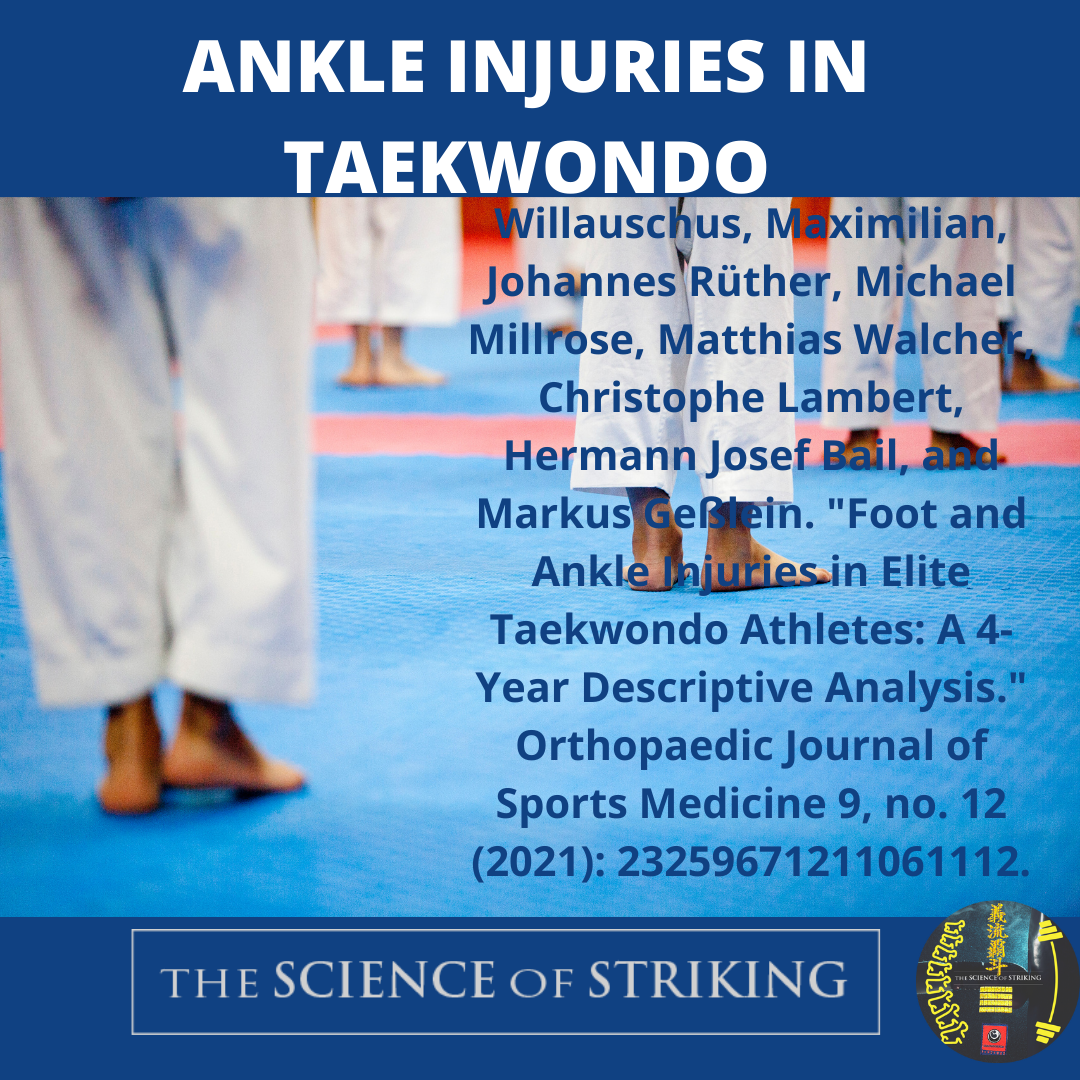 BRIEF REVIEW ANKLE INJURIES IN TAEKWONDO The Science Of Striking